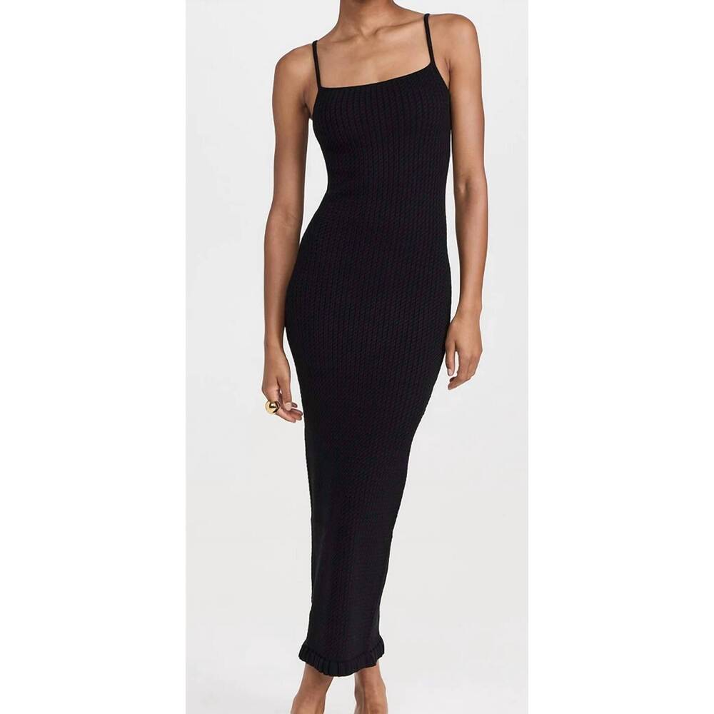 NEW POSSE iris dress in black